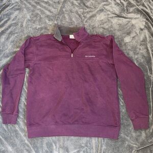 Columbia Violet Quarter-Zip Fleece